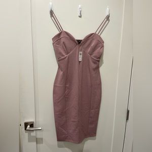 NWT large lilac/mauve bodycon spaghetti strap dress